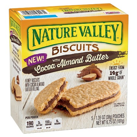 Nature Valley Biscuits in Cocoa Almond Butter flavor