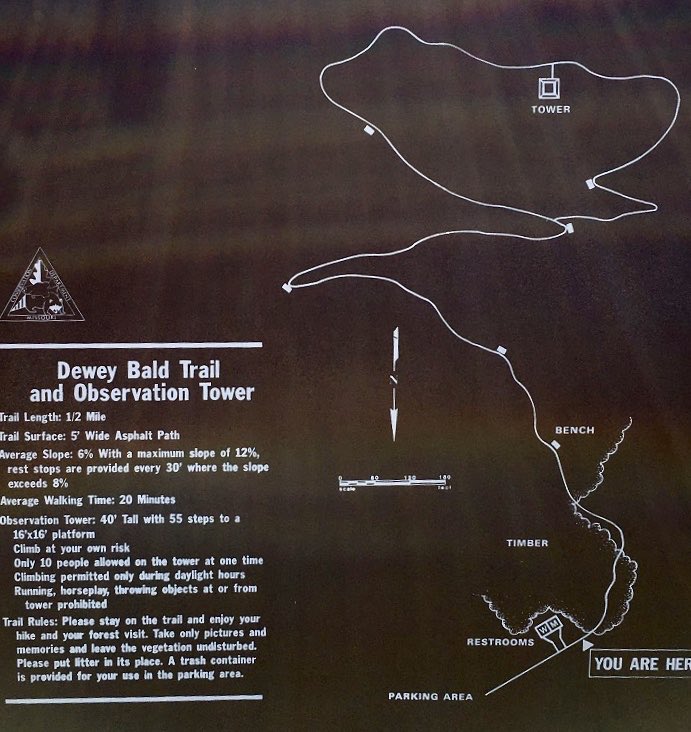 Henning Conservation Area Dewey Bald Trail Map