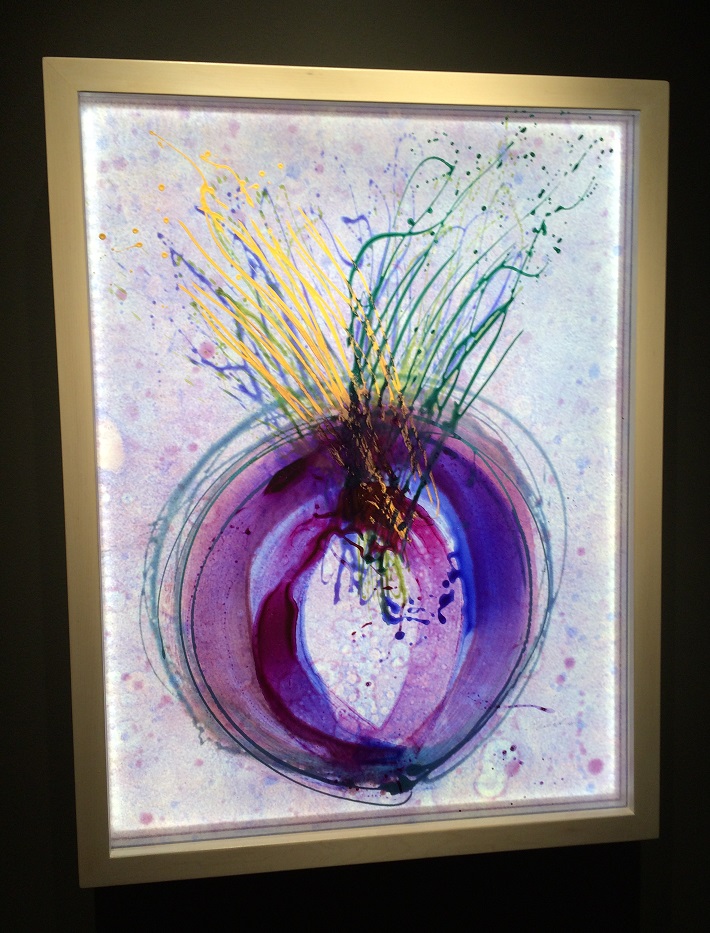 Chihuly glass paintings