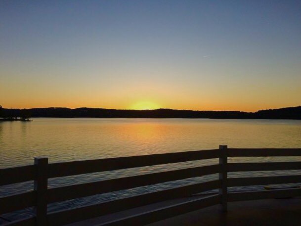 Sunset from the Showboat Branson Belle