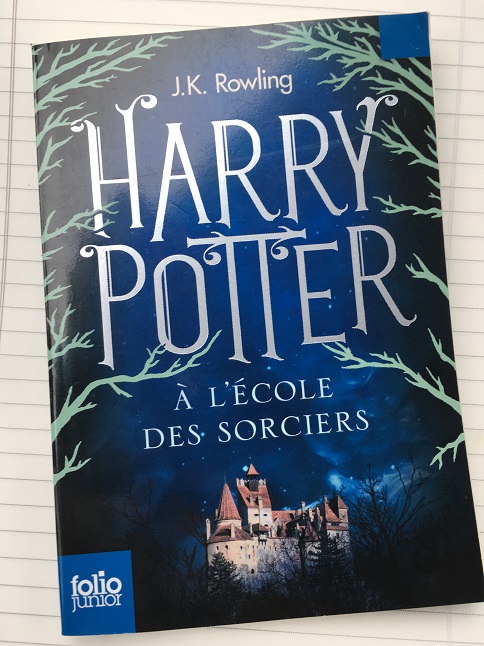 Harry Potter Sorcerers Stone in French book cover