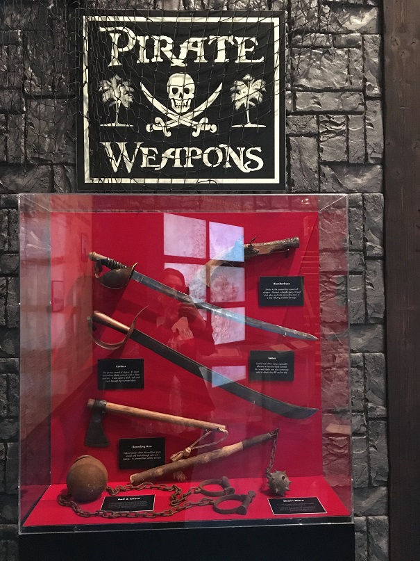 Pirate weapon display